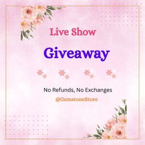 Giveaway * No Refunds * No Cancellations * Please Read Rules